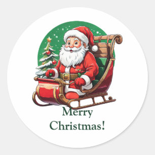 Sticker Rond Joyeux Noël !