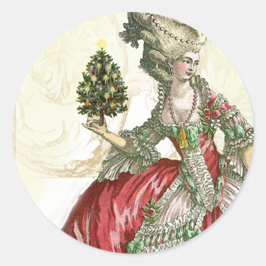 Sticker Rond Joyeux Noel (Devant)