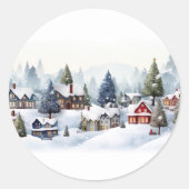 Sticker Rond Joyeux Noël (Devant)