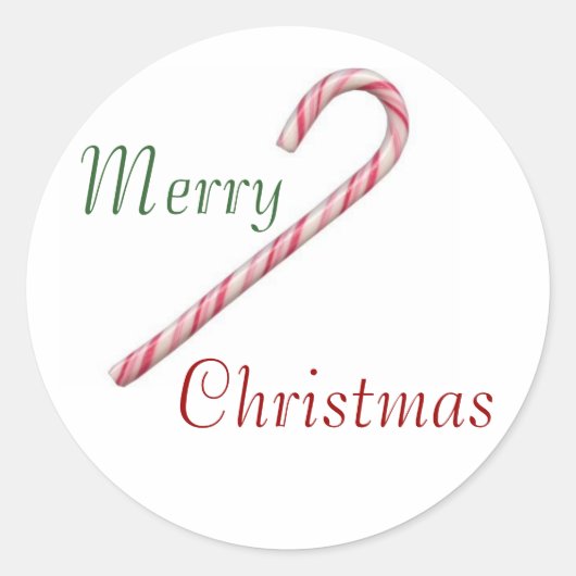 Sticker Rond Joyeux Noël (Devant)