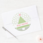Sticker Rond Joyeux Noël (Enveloppe)