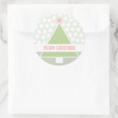 Sticker Rond Joyeux Noël (Sac)