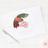Sticker Rond Joyeux Noël (Enveloppe)