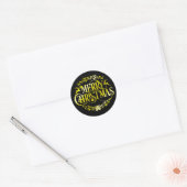 Sticker Rond Joyeux Noël (Enveloppe)