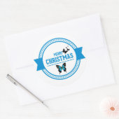 Sticker Rond Joyeux Noël (Enveloppe)