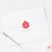 Sticker Rond Joyeux Noël (Enveloppe)