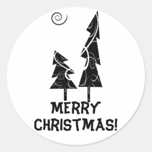 Sticker Rond Joyeux Noël !