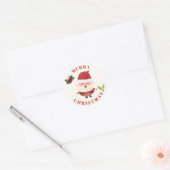 Sticker Rond Joyeux Noël (Enveloppe)