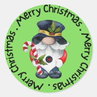 Sticker Rond Joyeux Noël