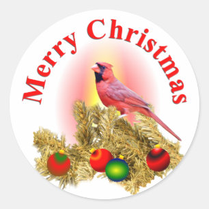 Sticker Rond Joyeux Noël