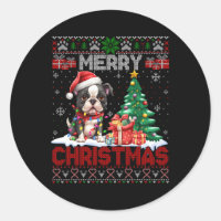 Joyeux Noël Boston Terrier Amoureux de les chiens