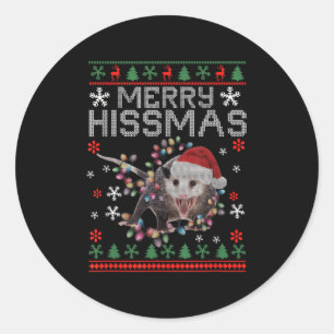 Sticker Rond Joyeux Noël Joyeux Noël Amateurs de Somme Ossum No