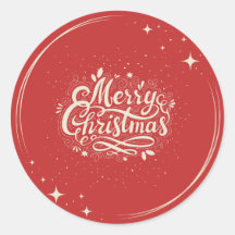 Joyeux Noël rouge mignon