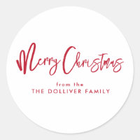 Joyeux Noël | Typographie rouge