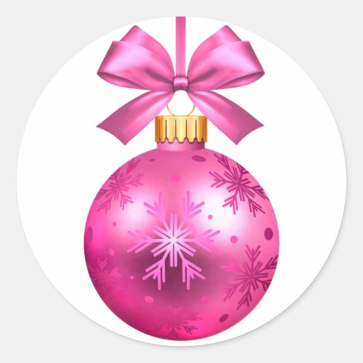 Sticker Rond joyeux nouvel an 2022 ornament classique rond auto (Devant)