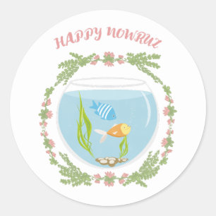 Sticker Rond Joyeux Nowruz