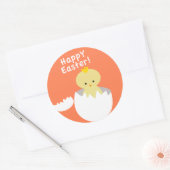 Sticker Rond Joyeux Pâques (Enveloppe)