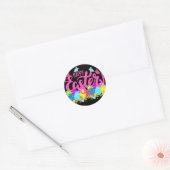 Sticker Rond Joyeux Pâques (Enveloppe)