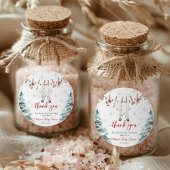 Sticker Rond Joyeux petit Baby shower