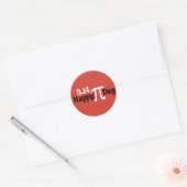 Sticker Rond Joyeux Pi Day 3.14 - 14 mars (Enveloppe)