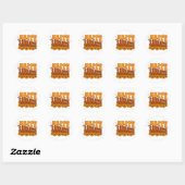 Sticker Rond Joyeux Sabbat (Feuille)