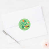Sticker Rond Joyeux symboles et traditions de la Saint Patrick (Enveloppe)