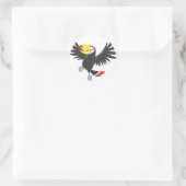 Sticker Rond Joyeux Toucan (Sac)