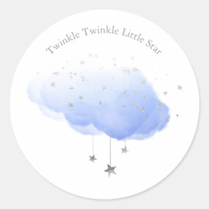 Sticker Rond Joyeux Twinkle Little Star