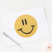 Sticker Rond Joyeux visage (Enveloppe)