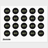 Sticker Rond Jrotc Cadet États-Unis Junior Rotc (Feuille)