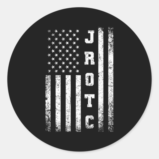 Sticker Rond Jrotc États-Unis Junior Rotc (Devant)