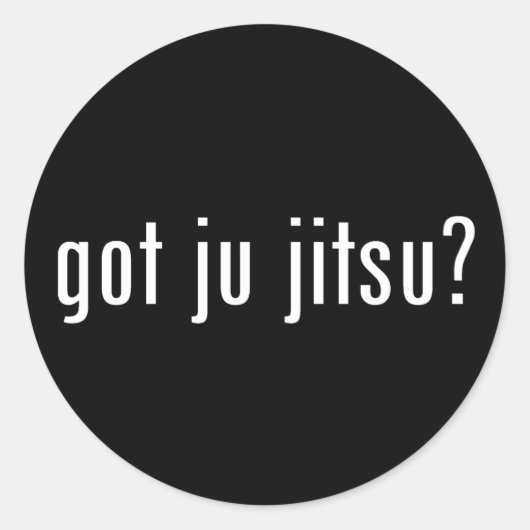 Sticker Rond ju jitsu ? (Devant)