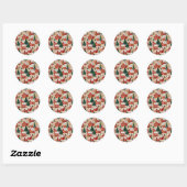 Sticker Rond Jubilé de Jingle Bell (Feuille)