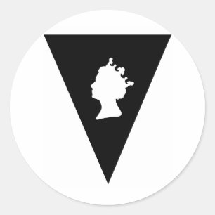 Sticker Rond jubilé de la reine elizabeth