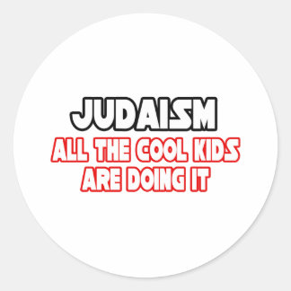 Sticker Rond Judaïsme...Enfants Cool