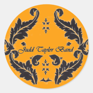 STICKER ROND JUDD TAYLOR LEAF LOGO