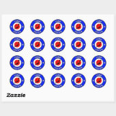 Sticker Rond Judo (Feuille)