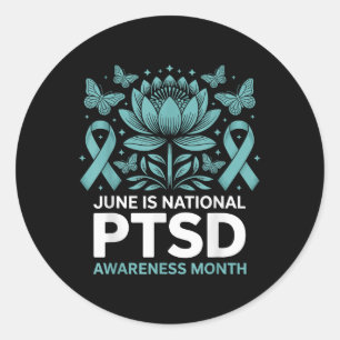 Sticker Rond Juin est le Mois national de la sensibilisation au