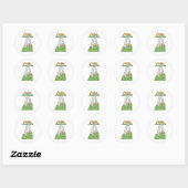 Sticker Rond Julia Jacklin (Feuille)