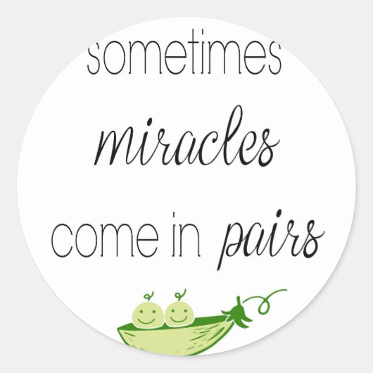 Sticker Rond Jumeaux (Devant)