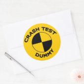 Sticker Rond Jumelle de test d'écrasement (Enveloppe)