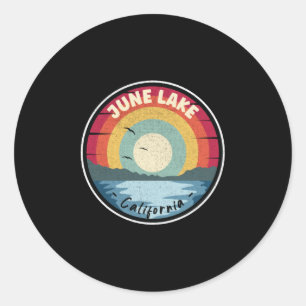 Sticker Rond June Lake Californie