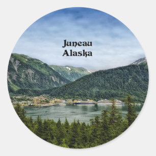 Sticker Rond Juneau (Alaska)