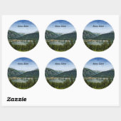 Sticker Rond Juneau (Alaska) (Feuille)
