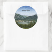 Sticker Rond Juneau (Alaska) (Sac)