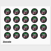 Sticker Rond Junetdix Aka 1865 Independence Junetdix Vibes (Feuille)