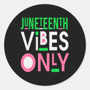 Sticker Rond Junetdix Aka 1865 Independence Junetdix Vibes