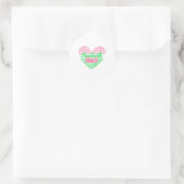 Sticker Rond Junetdix Aka Love Heart (Sac)