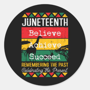 Sticker Rond JunetDix Croire Réussir Femmes Africaines M