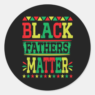 Sticker Rond Junetdix Pères Noirs problème père fière pères